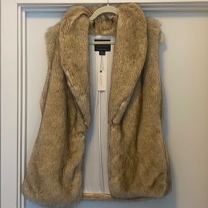 Faux fur vest